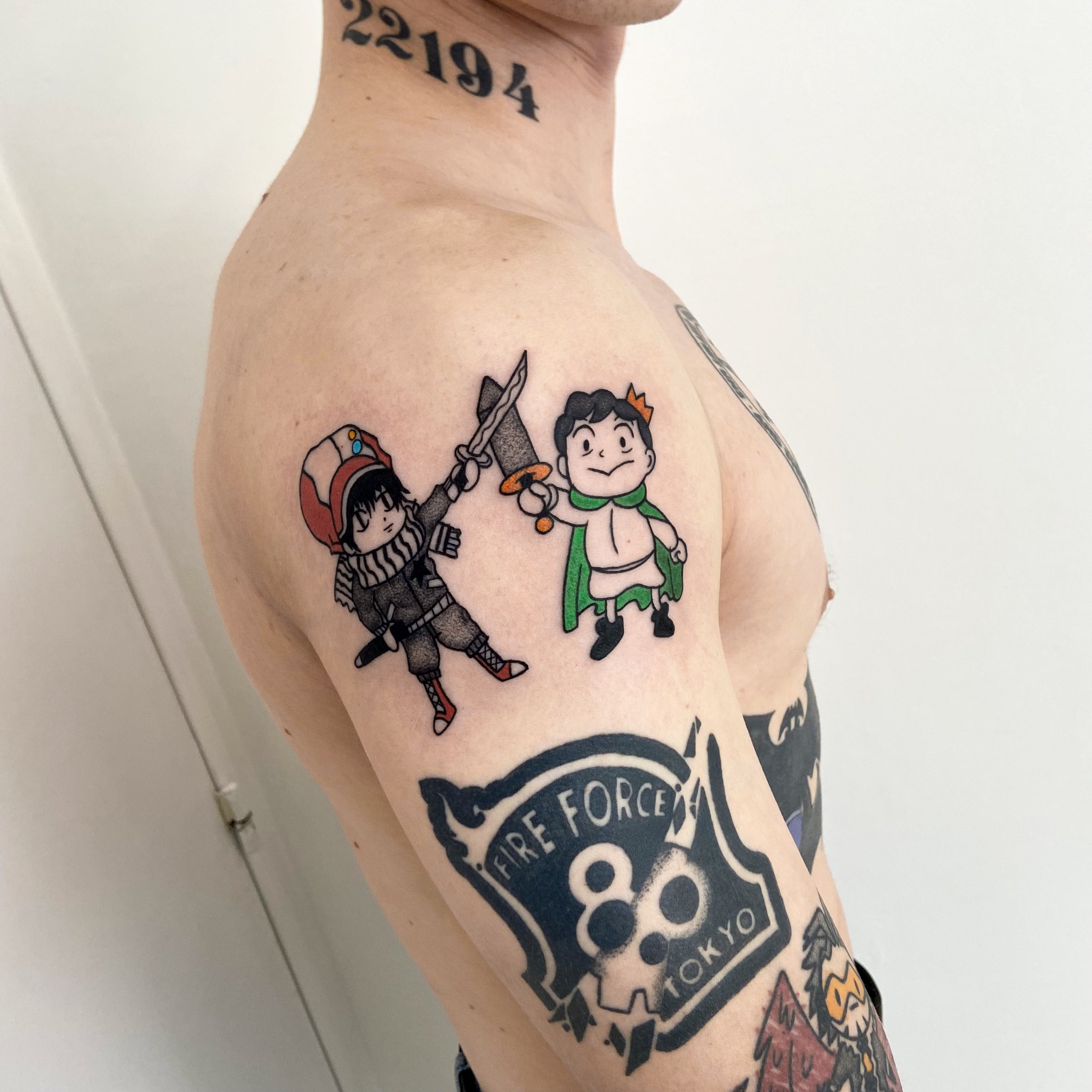 Bojji 👑 #tattoo #tatouage - Fabrice Pat Cartoontattoo