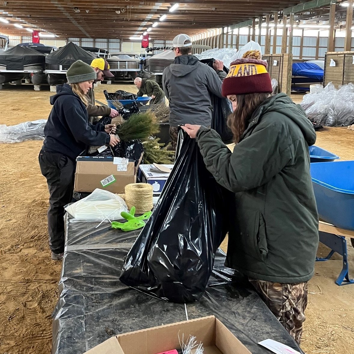 ScottSwcd's tweet image. Our staff have been hard at work this week filling nearly 600 orders of Minnesota native trees! Pickup is THIS FRIDAY, April 29th from 8:00am - 7:00pm at the Scott County fairgrounds. 
Extra trees for sale, nitrate testing, and conservation information will also be available!
