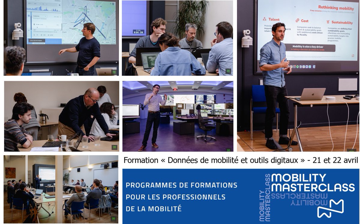 MobilityMasterC's tweet image. C'est parti : la toute première formation de Mobility MasterClass sur Bruxelles. 
"Données de mobilité et outils numériques"

Une expérience plus qu'enrichissante. 
mobilitymatsreclass.eu