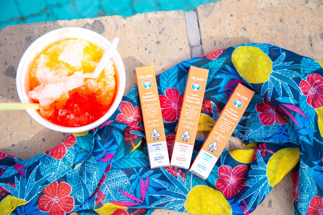 Need a break from it all? ISLAND prerolls are a great way to escape reality for a bit. 

Pair those with a Hokulia Shaved Ice at The Gardens on El Paseo, and you'll be in your own little paradise.
