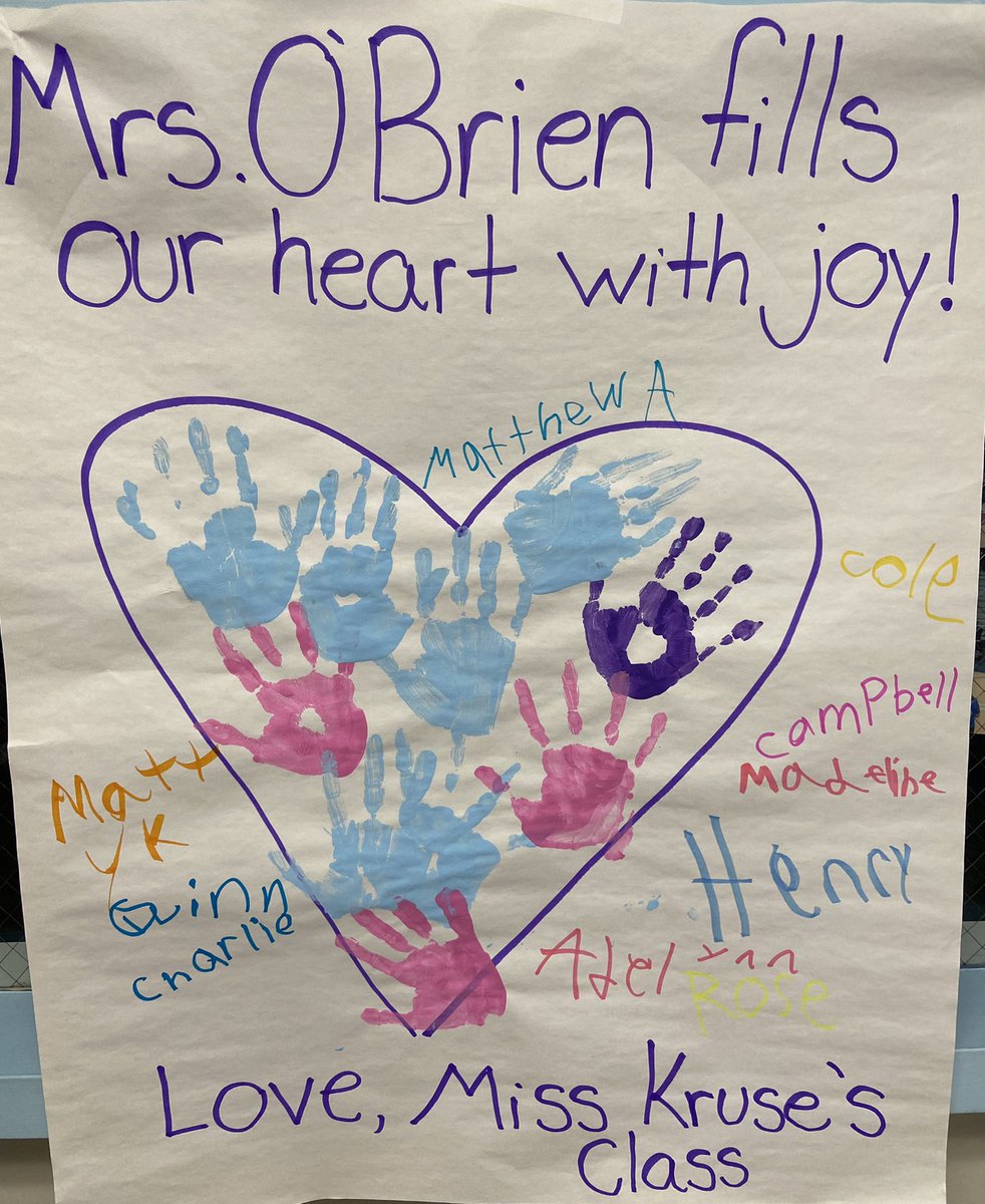 Navesink is incredibly lucky to have Mrs. O’Brien as our secretary! My firsties got to honor her by making her a sweet book and sharing how she fills our class with joy! Happy Administrative Professionals’ Day Mrs. O’Brien we are so grateful for you💕