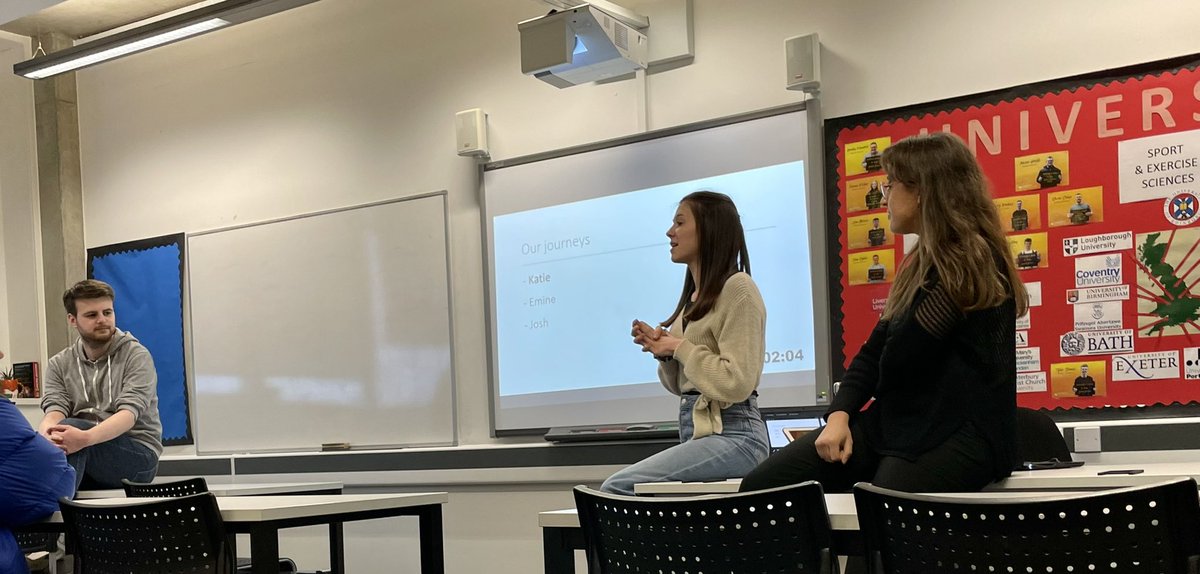 Very proud of my inspiring colleagues Katie, Josh and Emi from @UeaMedSoc @UeaMed returning to one of their old schools @L6FC to encourage and foster the next generation of prospective doctors, right on their old doorsteps! 🩺🩻👨🏿‍⚕️👩🏻‍⚕️🧑🏽‍⚕️