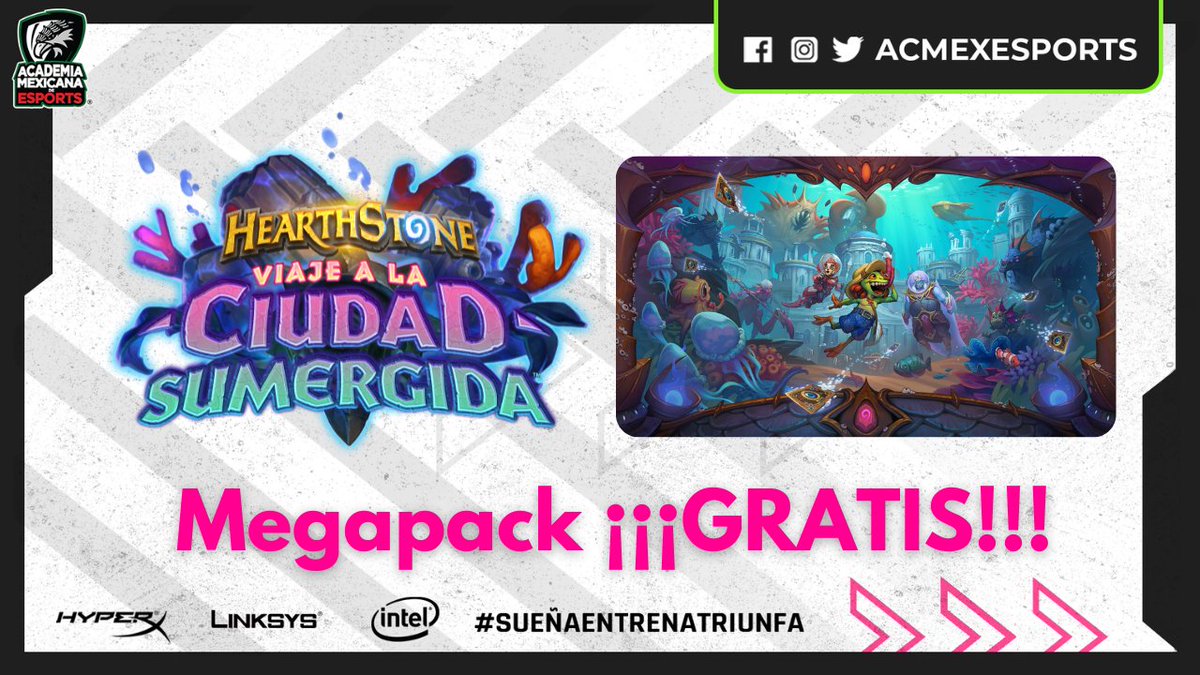 🔵DINÁMICA DE CÓDIGO⚓️

Nunca es tarde para viajar a #sunkencity y obtener un código cortesía de <a href="/PlayHearthstone/">Hearthstone</a> <a href="/PlayHSLATAM/">Hearthstone LATAM</a> 

Este tweet tiene que llegar a los 100 likes❤️ y 100 rt🔄 para poner el código y el primero en descifrarlo se lo lleva.

#Hearthstone #giveaway #gratis