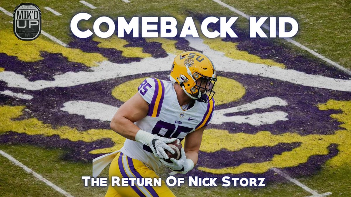 From Baseball to football; <a href="/NickStorz/">Nick Storz</a> thought he had seen it all. That was until last Summer a Dallas doctor told Storz they never thought he would play sports again. Listen to Storz's story of coming back from a crippling injury to playing again for #LSU
youtu.be/PsLI9LPmoew