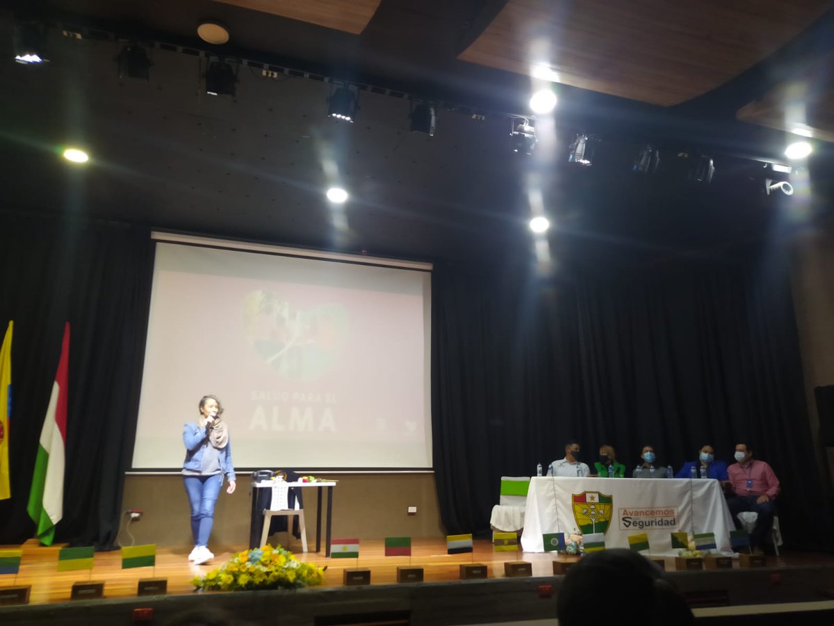 OCssalud's tweet photo. El CSSalud del SENA y La DSSA, realizaron el lanzamiento del Programa “Salud para el Alma” en el Norte Antioquia, donde se beneficiará la salud mental  de los 17 municipios de esta zona del departamento. La estrategia de Telemedicina será con la Plataforma SENA. https://t.co/j3AQ2xyauY