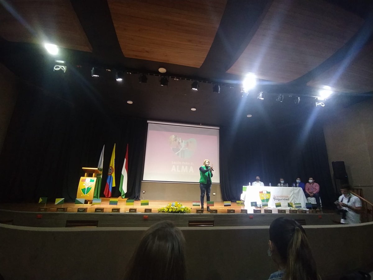 OCssalud's tweet photo. El CSSalud del SENA y La DSSA, realizaron el lanzamiento del Programa “Salud para el Alma” en el Norte Antioquia, donde se beneficiará la salud mental  de los 17 municipios de esta zona del departamento. La estrategia de Telemedicina será con la Plataforma SENA. https://t.co/j3AQ2xyauY