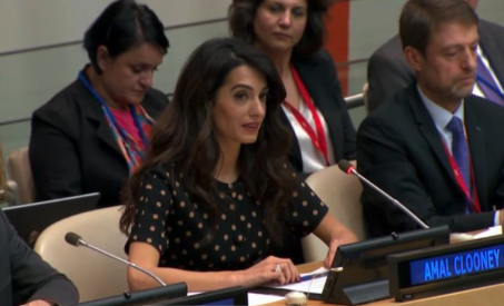 Amal Clooney is absolutely right -- the "Butcher of #Aleppo" is now coordinating crimes in #Ukraine, "a slaughterhouse in the heart of #Europe." 

"We got here by ignoring justice for too long," particularly in #Syria.

<a href="/ClooneyFDN/">Clooney Foundation for Justice</a>