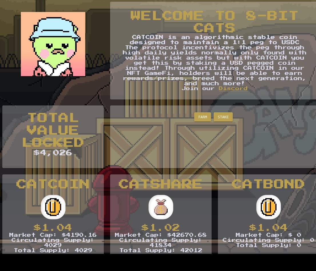 cryptomanftm's tweet image. We are minting SUPER fast right now! 🙀

Stake your NFTs and earn Cat Coins. 

For more giveaways:
- Follow @8bitcatsftm
- LIKE &amp;amp; RETWEET
- Discord: discord.gg/gXZq9TsrGx

269/820 minted, ONLY 4 FTM👇
8bitcats.com

#NFTGiveaway #NFTs #NFTCommunity #NFT #Fantom