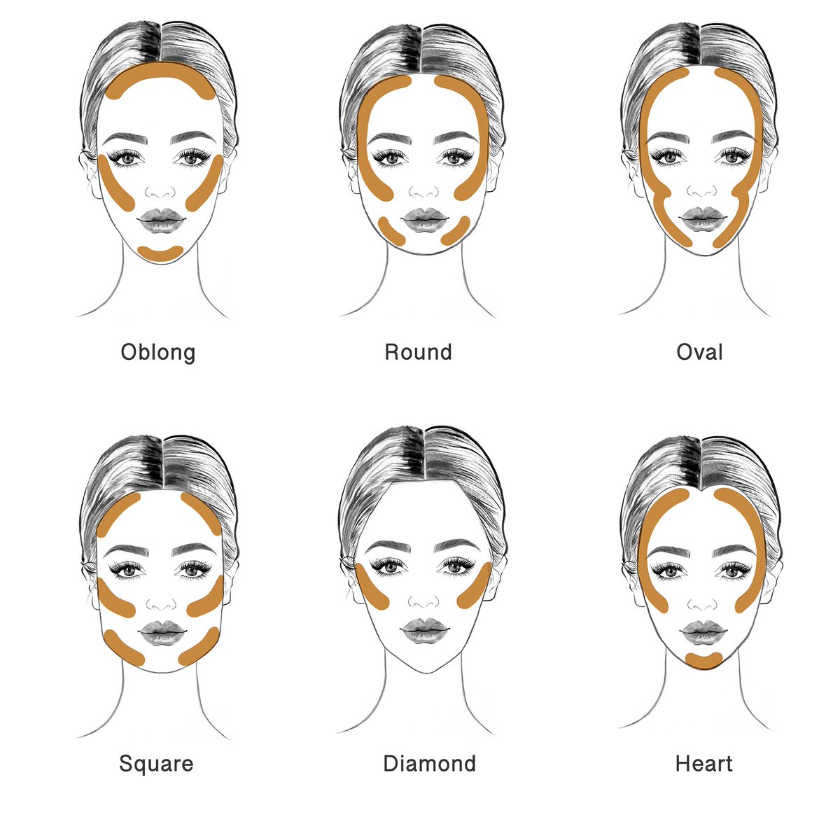 Easy Contouring Tips to Balance Your Face Shape sistersletter.com/style/easy-con…