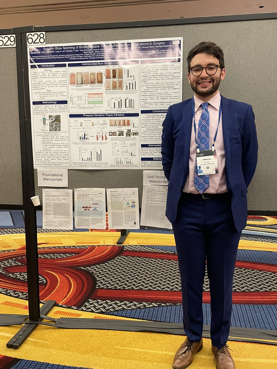 Metecan Erdi, Ph.D. (@metecanerdi) on Twitter photo Excited to present my work on biodegradable tissue adhesives in surgery here at #SFB here in Baltimore! Come by Poster 628 in the Grand Ballroom at 6pm for a grand ole time! <a href="/SFBiomaterials/">SFBiomaterials</a> Excited to present my work on biodegradable tissue adhesives in surgery here at #SFB here in Baltimore! Come by Poster 628 in the Grand Ballroom at 6pm for a grand ole time! <a href="/SFBiomaterials/">SFBiomaterials</a>