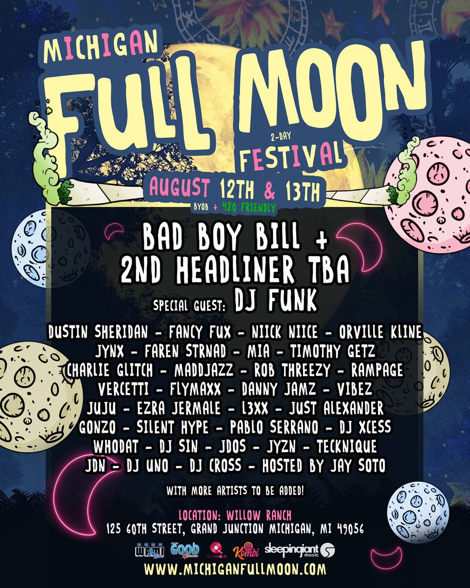 robthreezy's tweet photo. Excited to be playing #FULLMOONFEST in August alongside  some dope talent.. https://t.co/6F5EtsWCFm for the ticket link https://t.co/MoXbAnD21S
