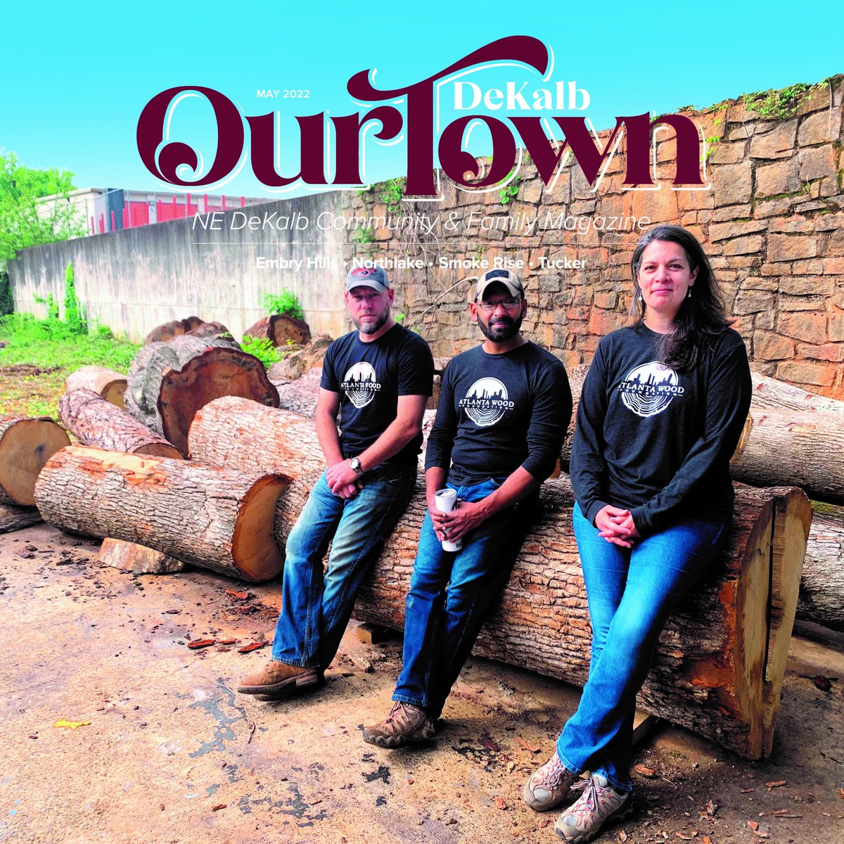 shinycomm2's tweet image. #SneakPeek @OurTownDeKalb May cover - hitting the street next week! #atlantawoodfoundation
