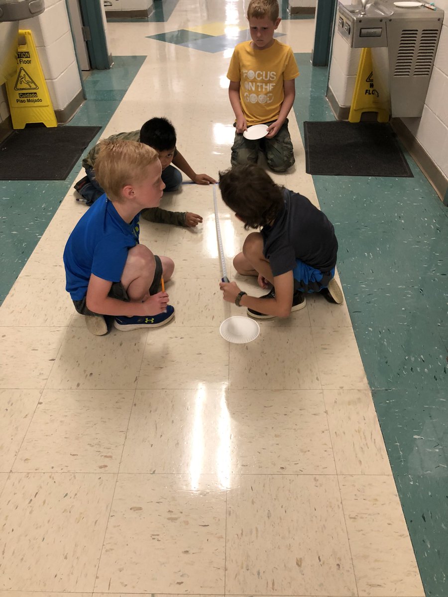 epple_d's tweet photo. Cotton ball shot put, straw javelin throw, and paper plate discus where just a few of the competitions in the 2022 Measurement Olympics! https://t.co/PCUbTvZ508