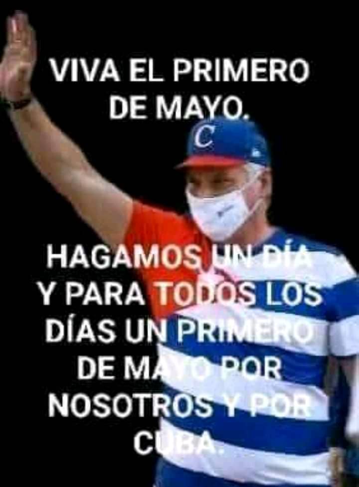 Listos en la espera del #1Mayo para demostrar coraje y cubanía.
#VamosConTodo 
#CubaViveYTrabajo