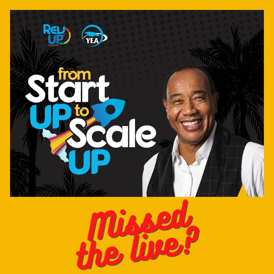 Did miss the LIVE  #FromStartUptoScaleUp Podcast? Catch the replay at youtube.com/playlist?list=…

#BusinessPodcast #YESS #RevToSucess #JamaicanEntrepreneurs