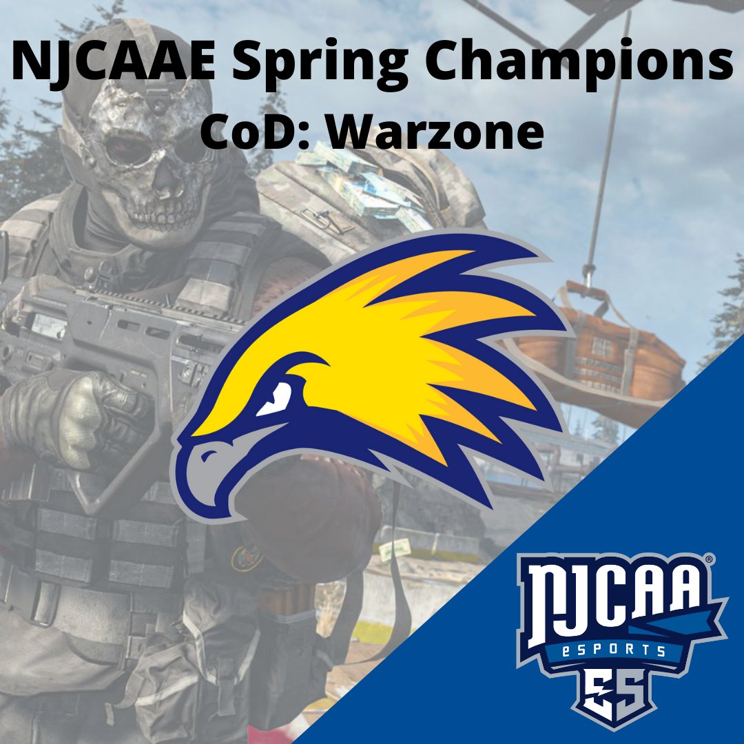 NJCAAe's tweet photo. @LCCCesports takes the crown for the #NJCAAE CoD: Warzone Spring Championship! 

Congratulations! 😄

#winners #NJCAAE #COD #esports #college https://t.co/oRw9fysGEm