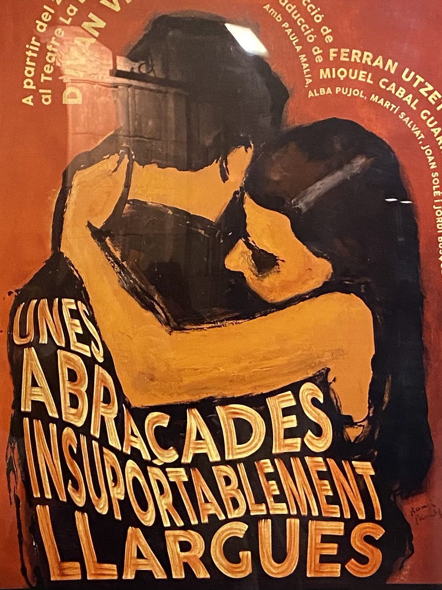 🎭 “Per ser viu,,, has de travessar l’infern”. 👉 No us perdeu 
#Unesabraçadesinsuportablementllargues d'Ivan Viripàiev <a href="/ferranutzet/">Ferran Utzet</a> @mmolinsduran  Amb <a href="/paula_malia_/">Paula Malia</a> <a href="/_alba_pujol/">Alba Pujol</a> <a href="/martisalvat/">Martí Salvat</a> i <a href="/BusquetsJordi/">Jordi Busquets</a> #Abraçades @cia_laperla29
👏👏👏👏👏👏