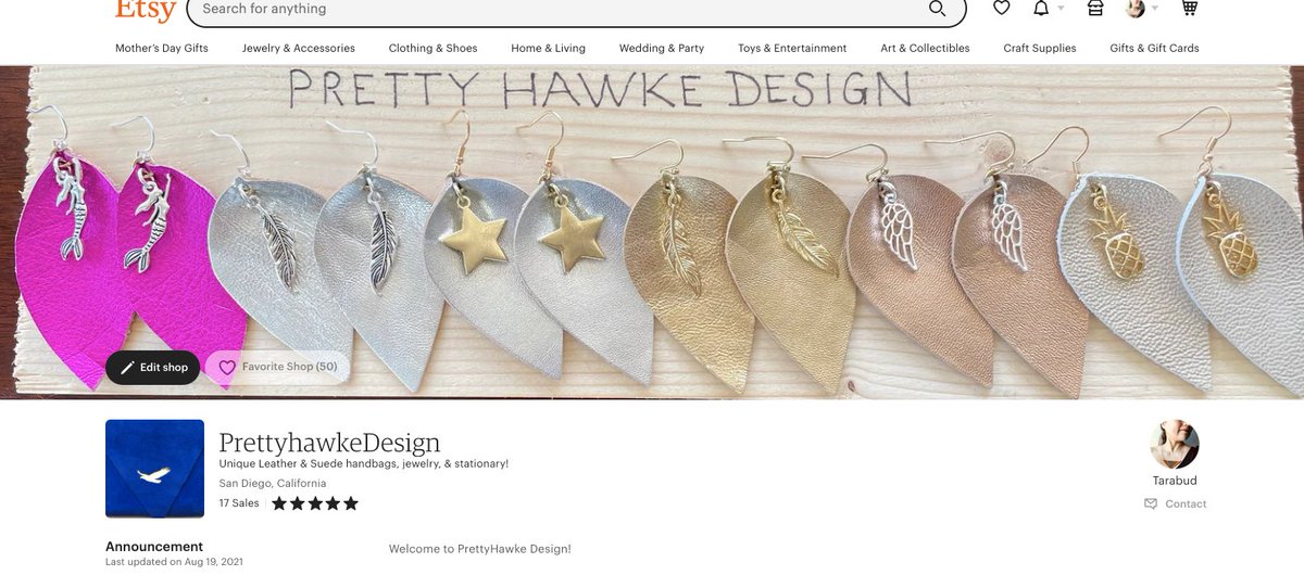 PrettyHawke's tweet photo. Welcome to #PrettyhawkeDesign shop! Great place to find something special for Mother's Day or any special occasion. https://t.co/BdVqA0Yy9C? https://t.co/mxLiwxaSHH