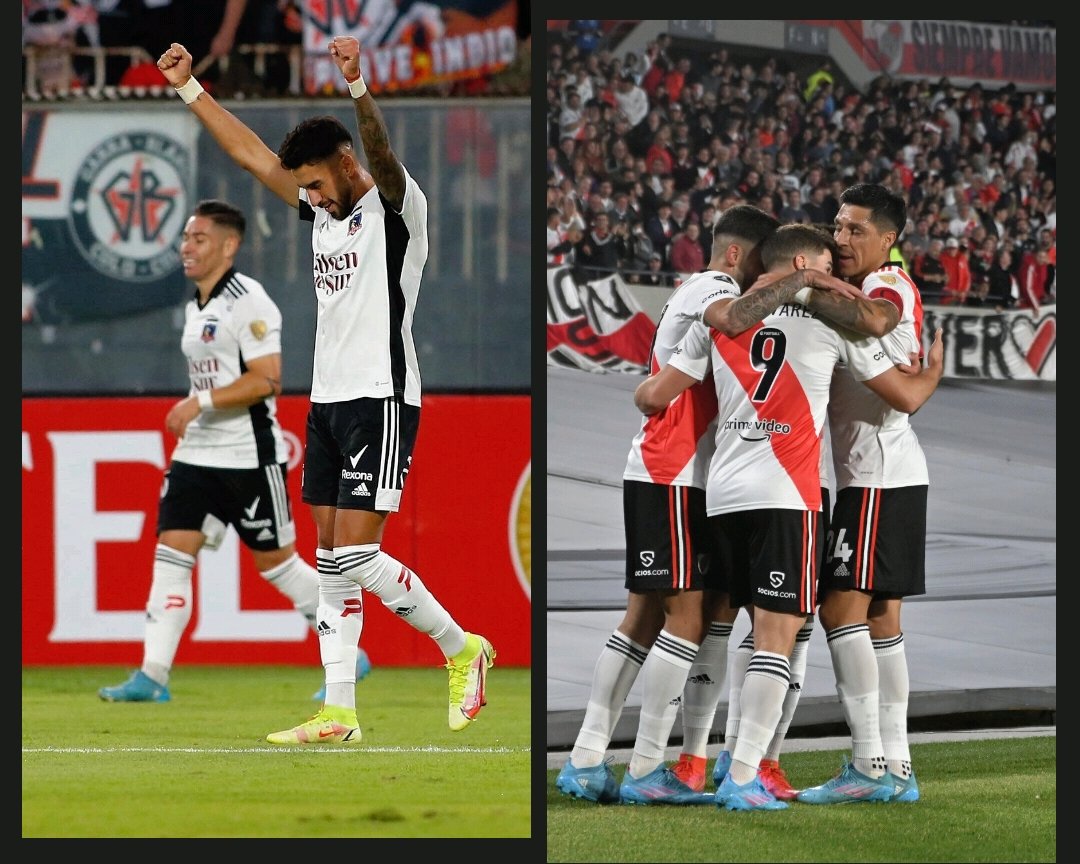 #CopaLibertadores 🏆

⏰ 21:00
🏟️  Estadio Monumental D. Arellano
📺 Fox Sports

🇨🇱 3.30 #ColoColo x 3.20 x #RiverPlate 2.20 🇦🇷

➡️ River gana 3 a 1: 17.00 💰
➡️ Más de 3.5 goles: 3.70 

Link para apostar:
online.codere.bet.ar/promoRedirect?…