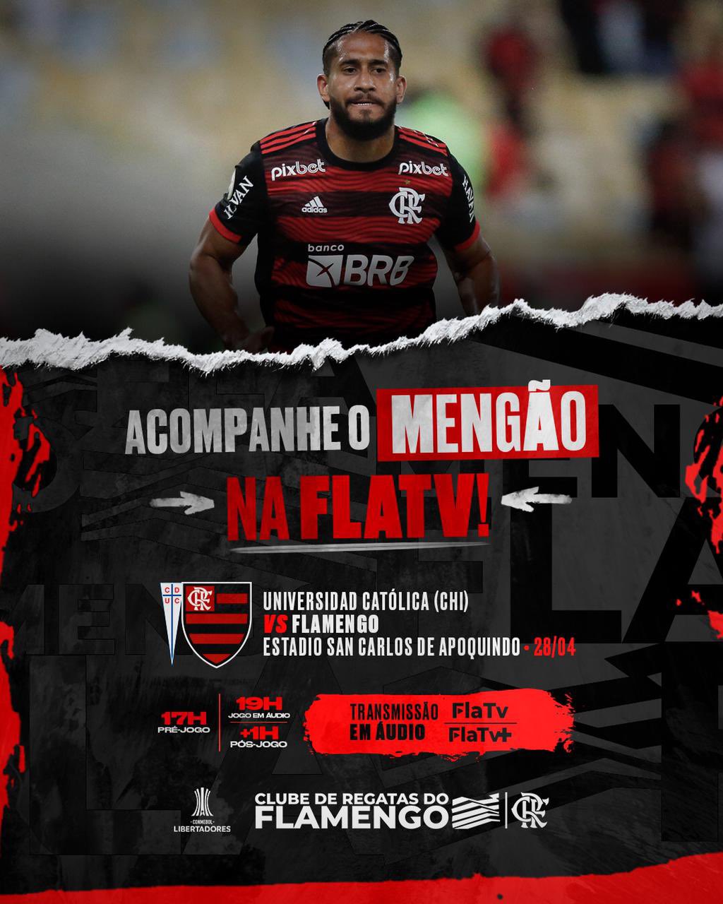 Amanhã tem Flamengo! Jogo - Clube de Regatas do Flamengo