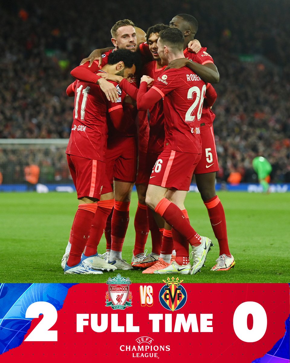 A big first-leg performance from the Reds 💪

#UCL | #LIVVIL