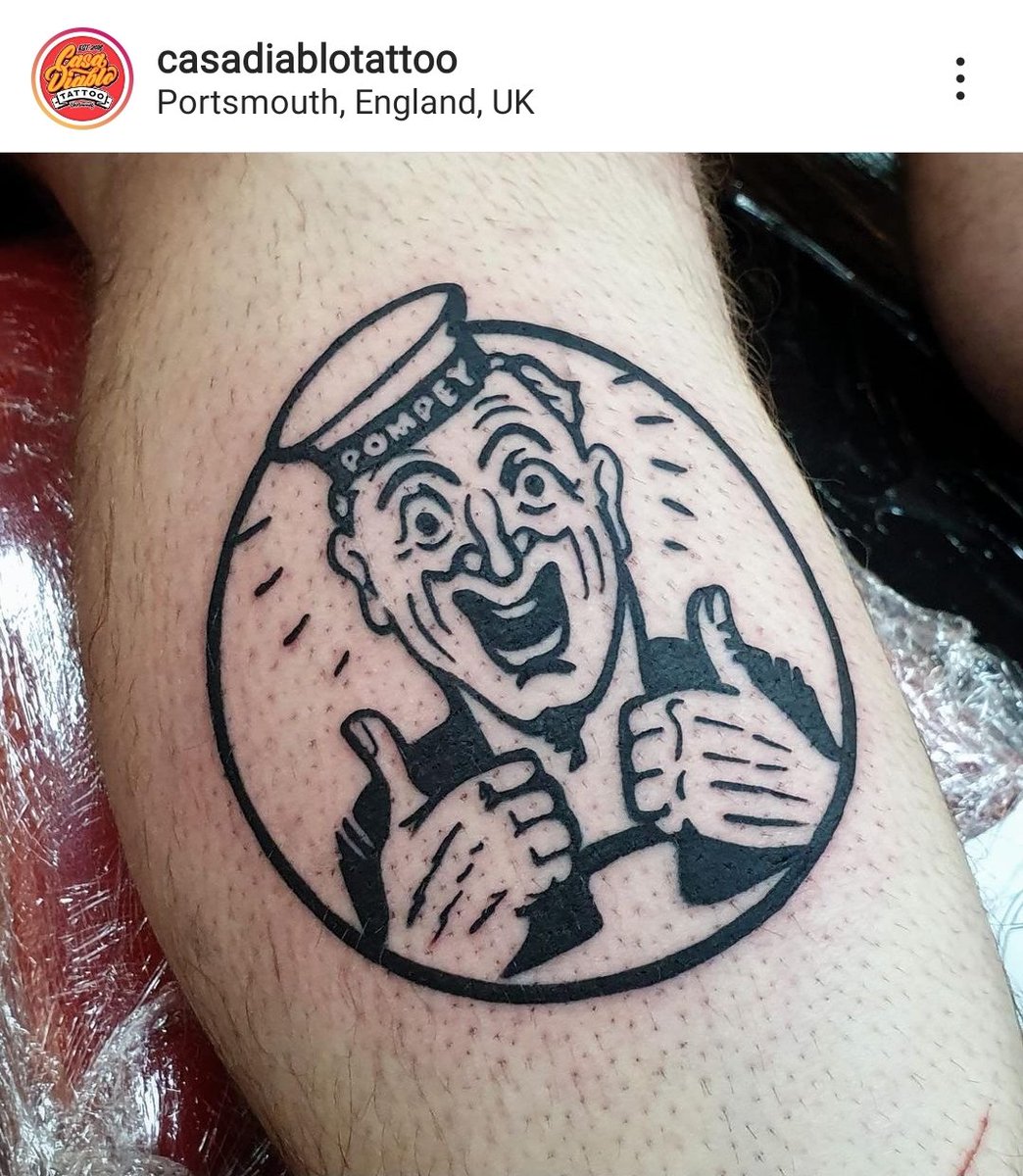Proper Pompey Tattoo from Casa Diablo on London Road