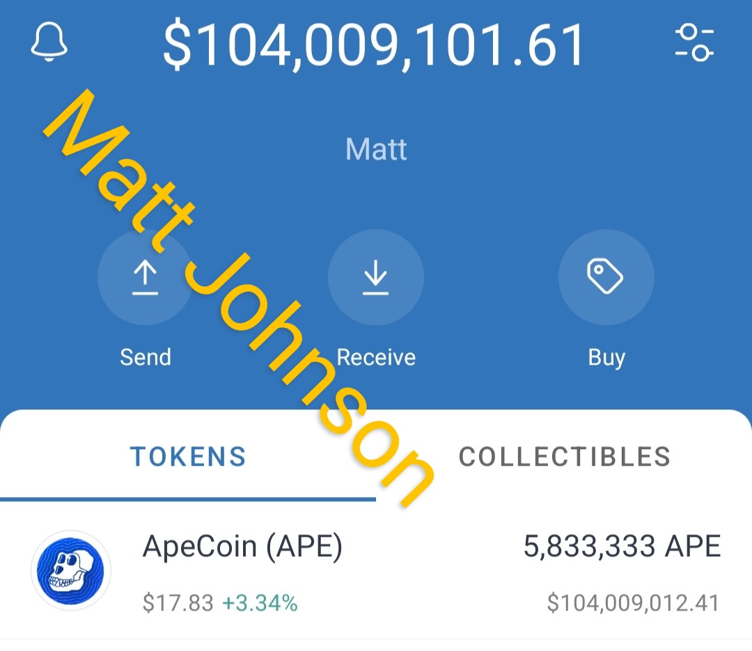 $100,000 in #APECOIN or #ETH 

To the first 65 people who retweets, follows me will receive $1500 per person (Yes For Real! )
🤑
#NFTsales #games #Metaverse  #Crypto