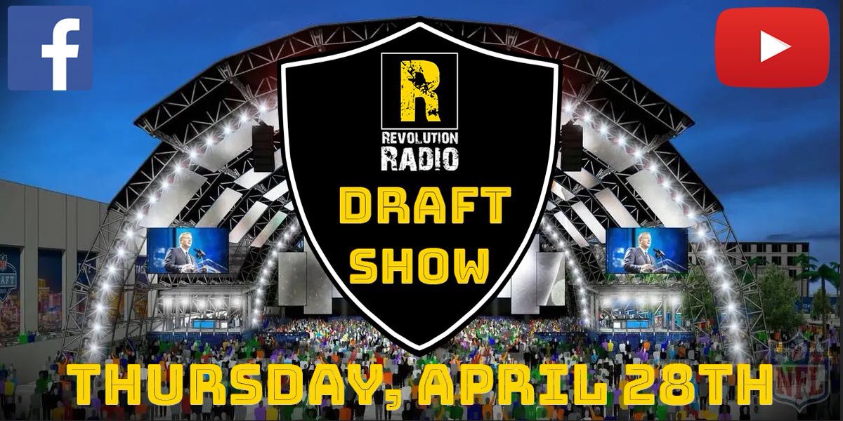 Renegade_Table's tweet photo. Today is the day Steeler Fans!!!

Tonight at 8PM we will be going live on our YouTube channel as @RevRadioLive brings you live coverage of the 2022 NFL Draft. 

Hope to see you there 🔥🔥🔥 #HereWeGo

📺: https://t.co/sgzxKcpr6V https://t.co/8n7nLvCX0w