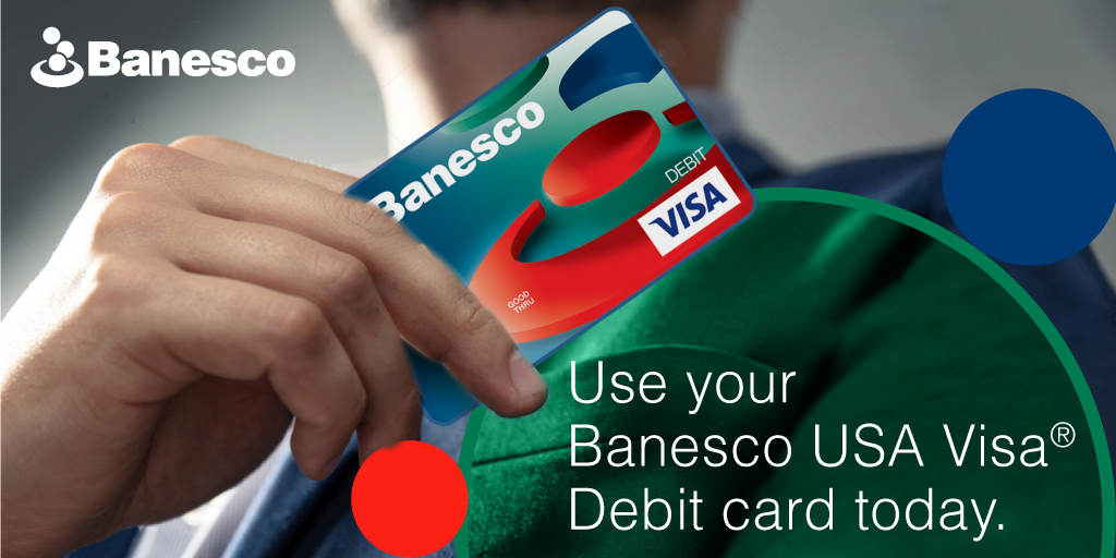Manage your business’ finances as easy as possible and use a #BanescoUSA #Visa® #Debit today.

#internationalbusiness #businessabroad #internationalfinance #BankingTogether