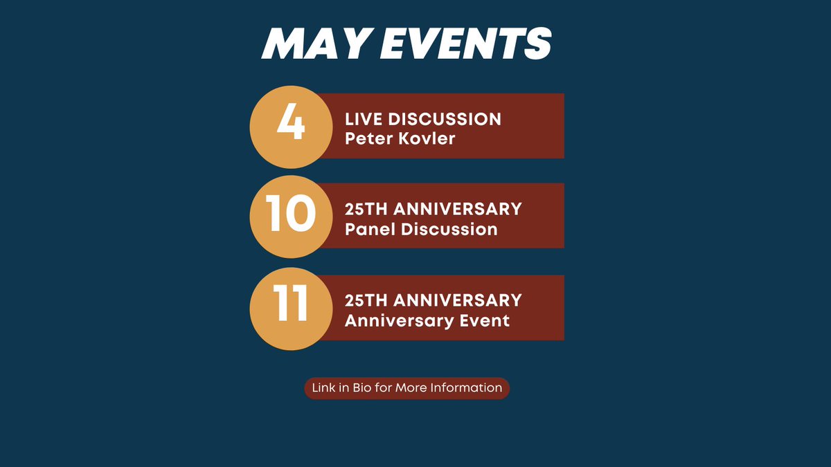 FDRMemorial's tweet photo. Be sure to check out these upcoming events in May! We hope to see you there.
For more information, visit our webiste: https://t.co/Eo9SCeGPRE
#DCDisabledHeroes #FDRLegacy #FDRMemorial #Disability #Inclusion #Education #K12Educators #DCEducators #DCCharters https://t.co/9aS14Zkpjd