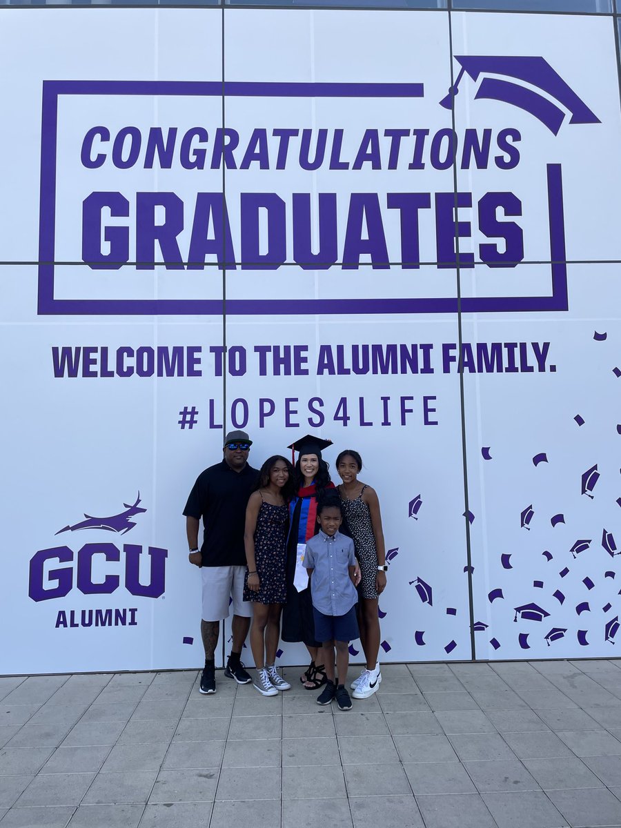 Congrats to my wifey for her Master’s Degree. We’re proud of you 🙏🏾🙌🏾😘 #gcugrad #GCU2022