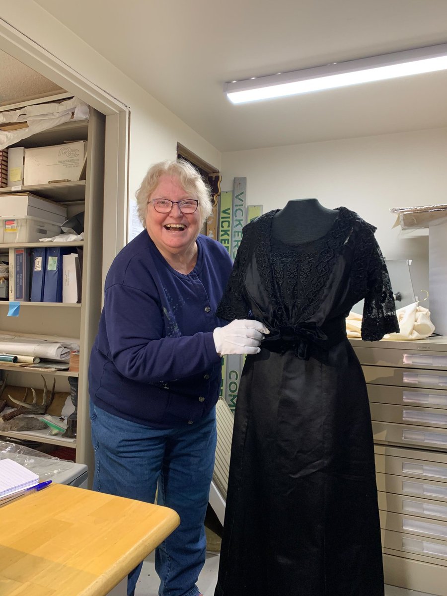 LacombeMuseums's tweet photo. Pictured is LDHS textile volunteer Marjo doing a fitting of a 1910 #Edwardian dress on our @GaylordArchival mannequins that arrived for the upcoming #textileexhibit at the #HeritageFashionShow May 7th!β
Get tickets online via our link or at @MCM_PubLibrary todayβ https://t.co/NkUEIE4cSB
