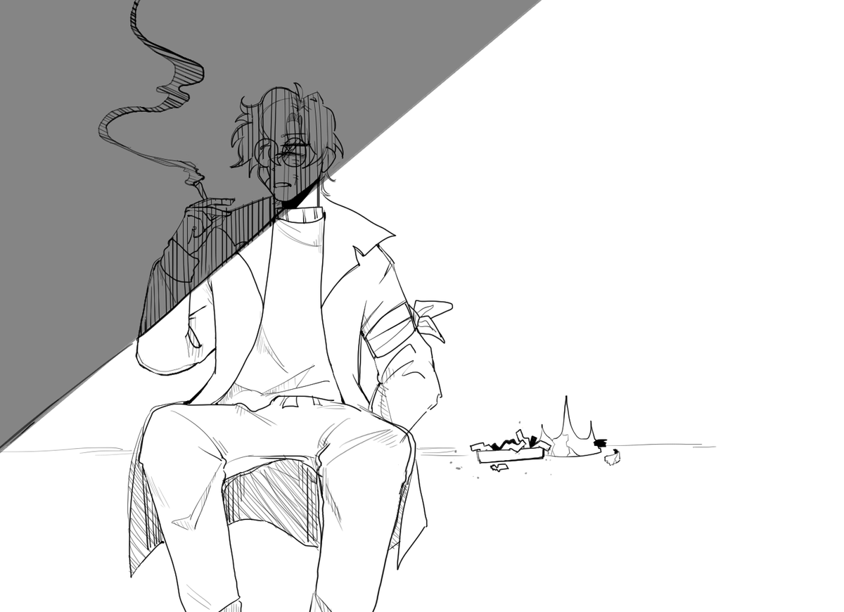 Zebreh_'s tweet photo. thought of this after watching the reading of the wilbur van script from a while back ( i still love that stream)

#dsmpfanart #wilbursootfanart https://t.co/1fu4ycX0Gv