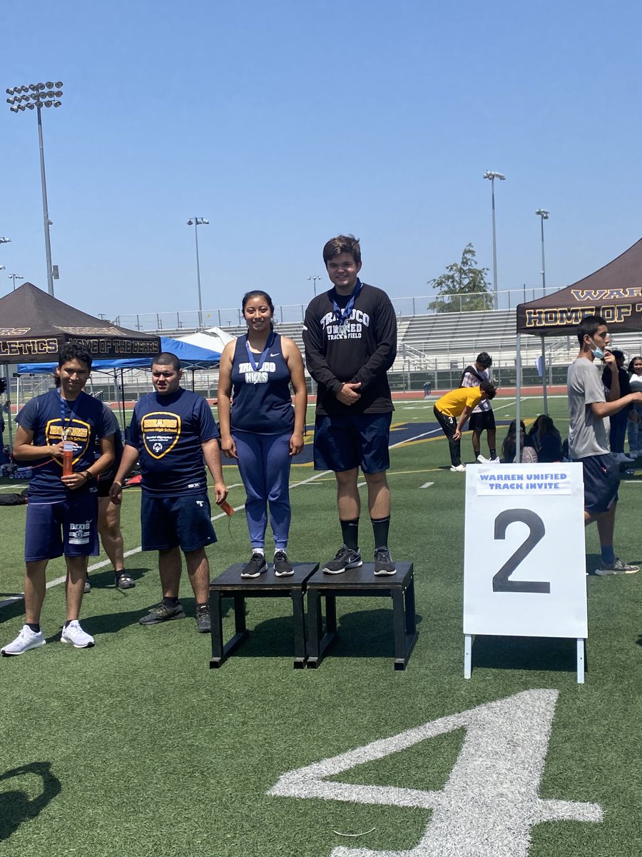 THHSUnified's tweet image. ⁦@THHSMustangs⁩ Unified Track team competed in the ⁦@WarrenBears⁩ Unified Track Invitational today!! Our Mustangs took home so many medals including 1st in the boys 4x100~and our team placed 3rd overall! Congrats to all! ⁦@SVUSDSchools⁩ ⁦@SOSoCal⁩