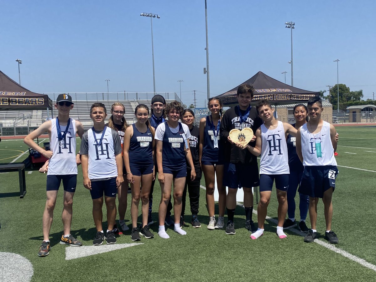 THHSUnified's tweet image. ⁦@THHSMustangs⁩ Unified Track team competed in the ⁦@WarrenBears⁩ Unified Track Invitational today!! Our Mustangs took home so many medals including 1st in the boys 4x100~and our team placed 3rd overall! Congrats to all! ⁦@SVUSDSchools⁩ ⁦@SOSoCal⁩