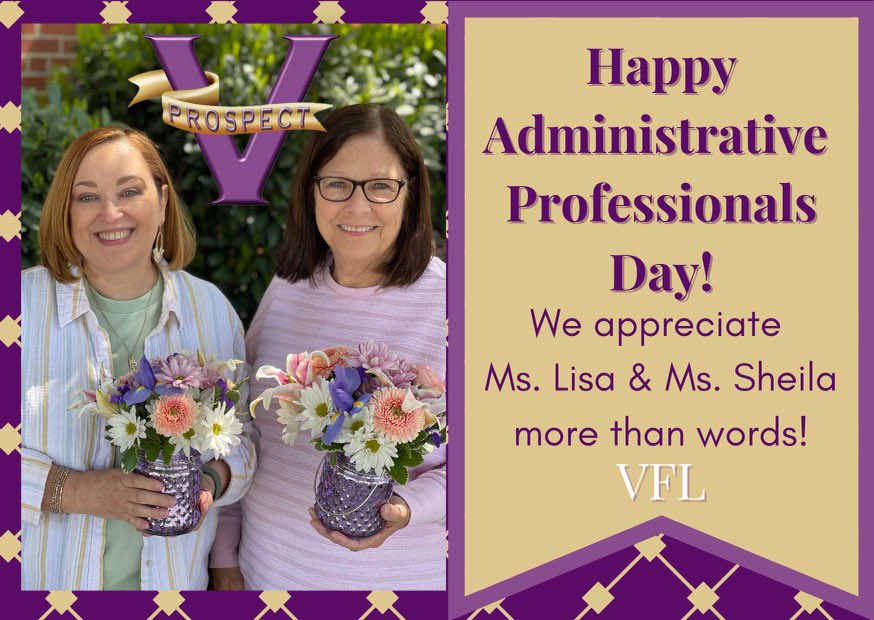 Shout-out to Ms. Lisa and Ms. Sheila! We are blessed with the most amazing secretaries! 💜 <a href="/BradleySchools/">Bradley Co. Schools</a>  <a href="/PES_Family_News/">Prospect Family News</a>