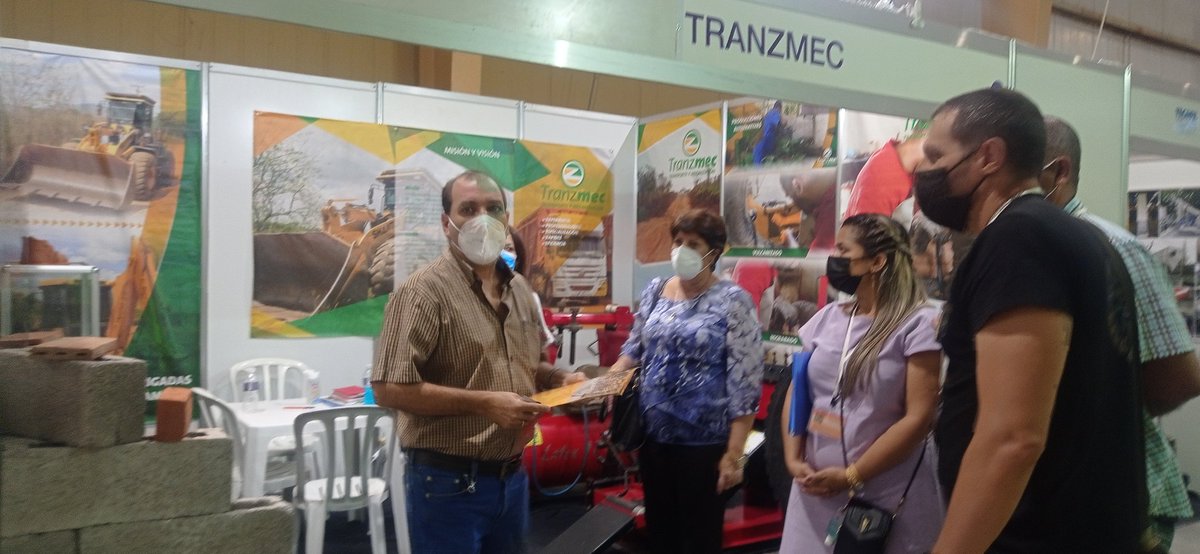 Tranzmec's tweet photo. Visitan el stand 8A de la Empresa #Tranzmec en la feria #FECON2022, el Vicepresidente del Grupo #Azcuba y la Directora Internacionales y negocios.
#ConstruyendoElFuturo #FECONS2022
#CubaImporta #CubaExporta https://t.co/AjIG3MWEFl