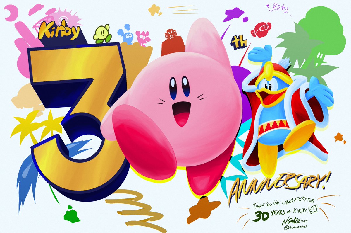 kirby posts — 39th anniversary comic from HAL Laboratory's