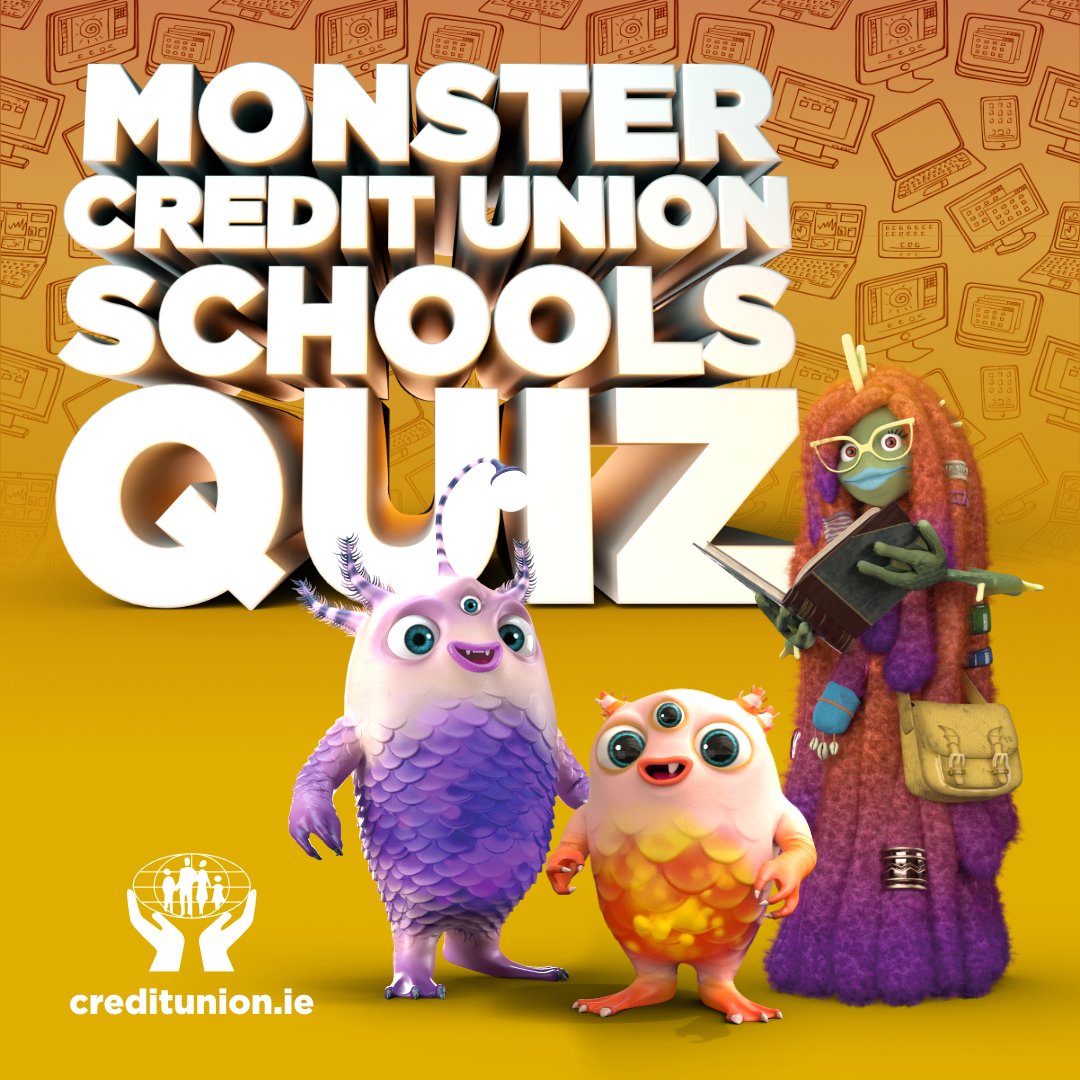KilmallockCU's tweet photo. 📣📣Don't forget to join the #MonsterSchoolsQuiz tomorrow at 12 noon on the @creditunionie Facebook and YouTube channels. 🎖🎖#creditunion #schoolsquiz https://t.co/JB3p9AqYry