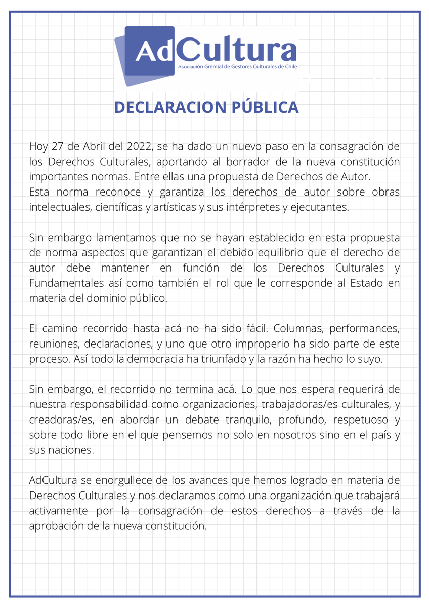 Declaración Pública