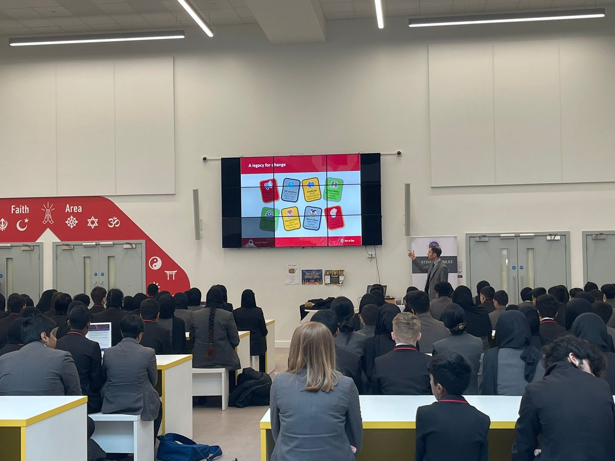starbank_school's tweet photo. Across this week year groups are reflecting in assembly on how we can use the message of justice from #StephenLawrenceDay both in our school and the wider community #LegacyforChange #SLDay22 @StarAcademies #WeAreStar https://t.co/vcrXJBYaYJ
