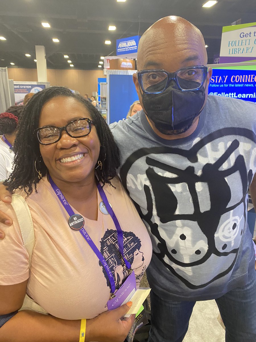 Bane Library (@banelibrary) on Twitter photo So today at #TLA22 I met and became instant best friends with the very charming <a href="/kwamealexander/">Kwame Alexander</a>. I guess I seemed a little happy to have a picture with him 😂. You must go out and get his new book, The Door of No Return! <a href="/CyFairLibraries/">CyFairLibraries</a> <a href="/BaneElementary/">Bane Elementary</a> So today at #TLA22 I met and became instant best friends with the very charming <a href="/kwamealexander/">Kwame Alexander</a>. I guess I seemed a little happy to have a picture with him 😂. You must go out and get his new book, The Door of No Return! <a href="/CyFairLibraries/">CyFairLibraries</a> <a href="/BaneElementary/">Bane Elementary</a>