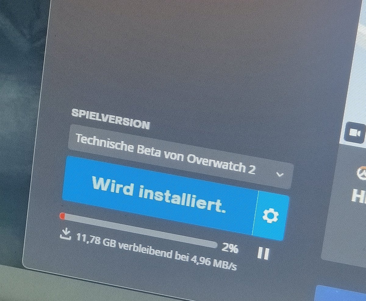 Flufftaz's tweet photo. IT IS HAPPENIIIIING! OVERWATCH 2 BETA 🥳 ja, downloadgeschwindigkeit is peinlich https://t.co/cdZxWVz0i5