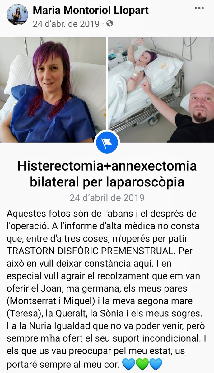 Fa tres anys que van amputar-me una part del meu cos degut a una mala praxis mèdica. Facin el que ens facin no aconseguiran apagar les nostres veus! ✊🏻 #TDPM #masclismemèdic #escoltactiva #medicinadesintegradora