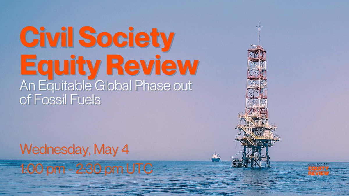 fossiltreaty's tweet photo. We must #ListenToTheScience and phase out fossil fuels if we have any chance at maintaining a livable planet.
But how can we do this in an equitable way? Join us on May 4 to discuss #EquityReview
Registration is now open: https://t.co/tLouzIrf5I https://t.co/oiiy1bAUh8