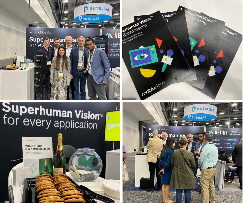Mobius_Labs's tweet photo. That’s a wrap on #NABShow! Thank you to everyone who stopped by @Mobius_Labs booth to learn more about #SuperhumanVision for #broadcasting. Until next year Vegas 👁 https://t.co/DDPdk1BvFj