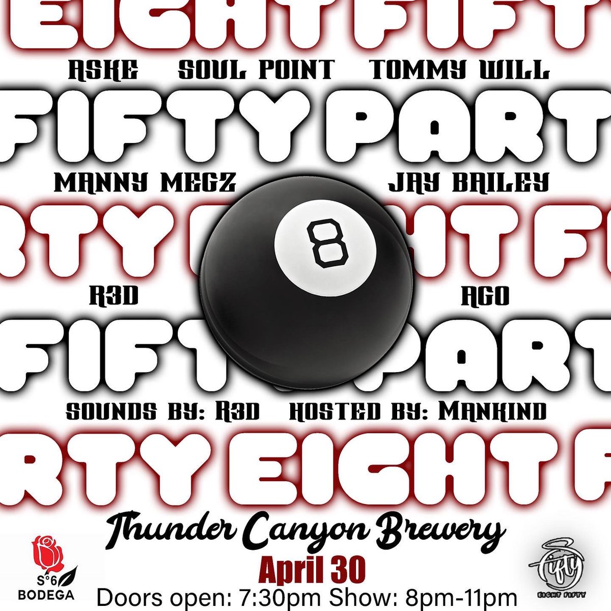 ElCompaR3D's tweet photo. Come rock with me and a couple homies this week, we’re providing great music. 🌹

@CanyonBrewery is the place to be, see you there 🍾

@vinciraps
@NVillinz 
@ymlnene
@AskeBaby 
@hxvewill
@Mannymegz
@agomadeit
@mankindpod https://t.co/2N0Ab4PAQU