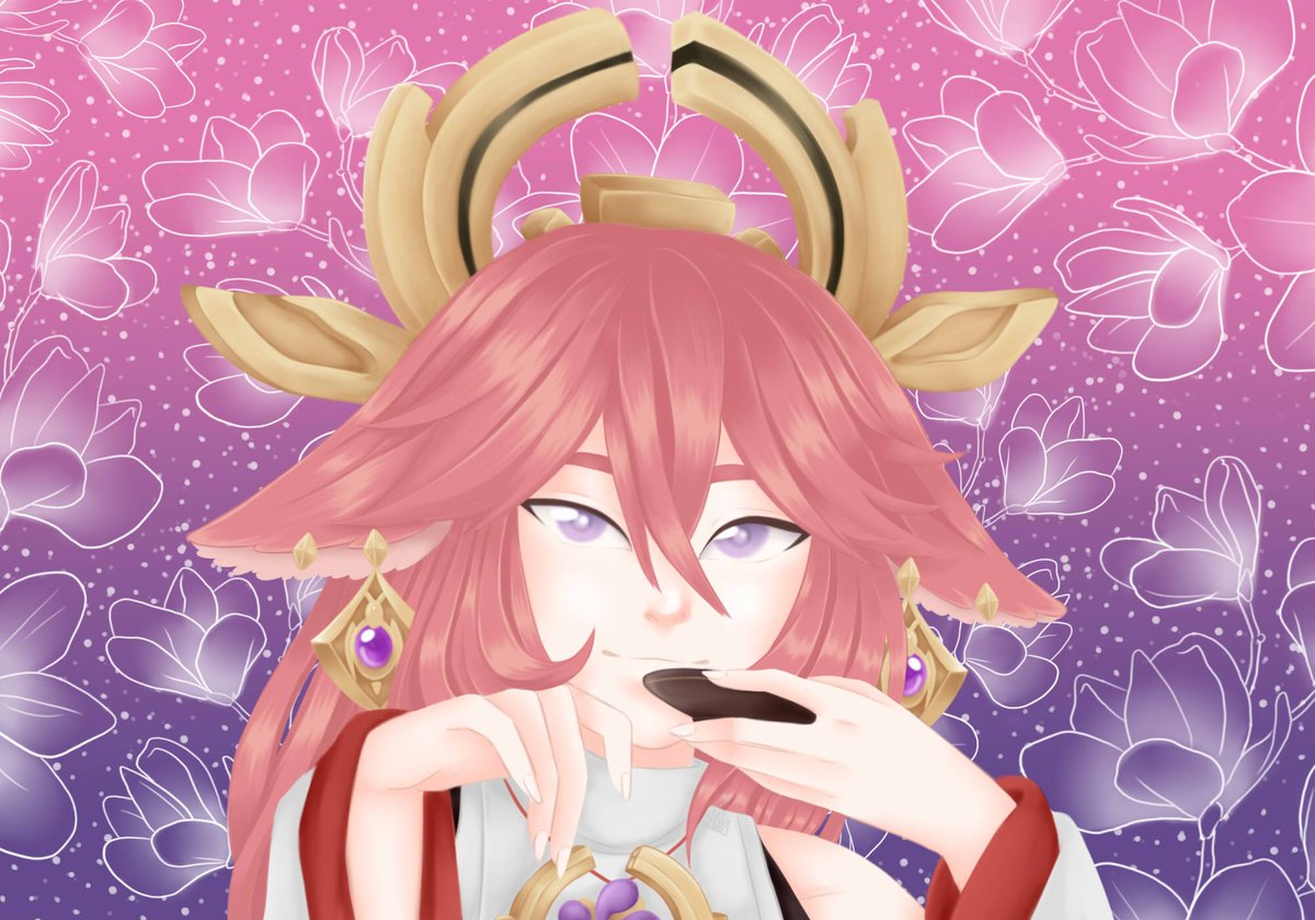 Nagore_Brando's tweet photo. #YaeMiko #Genshinlmpact #Genshin #drawing #arte #art #fanart https://t.co/lr308cUWBb
