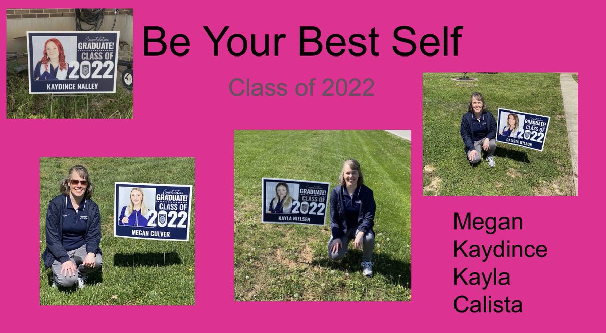 GosserMichelle's tweet photo. Got to spread a little cheer yesterday with some surprise yard swag.  @flyndefy https://t.co/4fc1LFansu