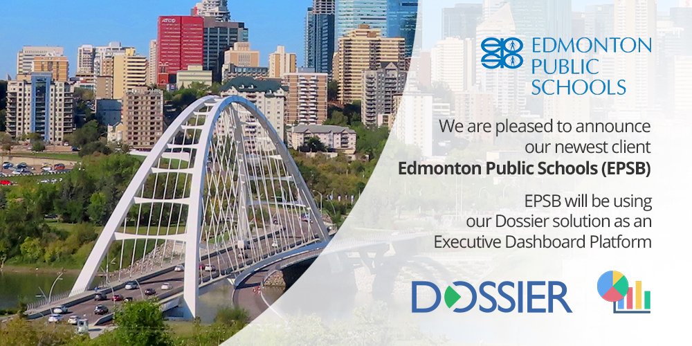 Intellimedia is pleased to announce our newest client, the @EdmontonPublicSchools (EPSB).

EPSB students will be using Intellimedia’s flagship software Dossier as an Executive Dashboard Platform. We look forward to our collaboration with EPSB to support data inform practices.